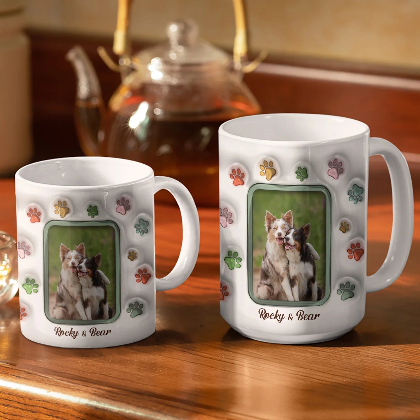 Tasse personnalisée Shineful avec photo personnalisée de la meilleure maman de chien de tous les temps