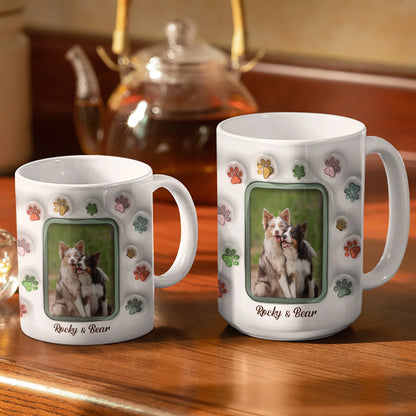 Shineful Custom Photo Best Dog Mom Ever Personalized Mug