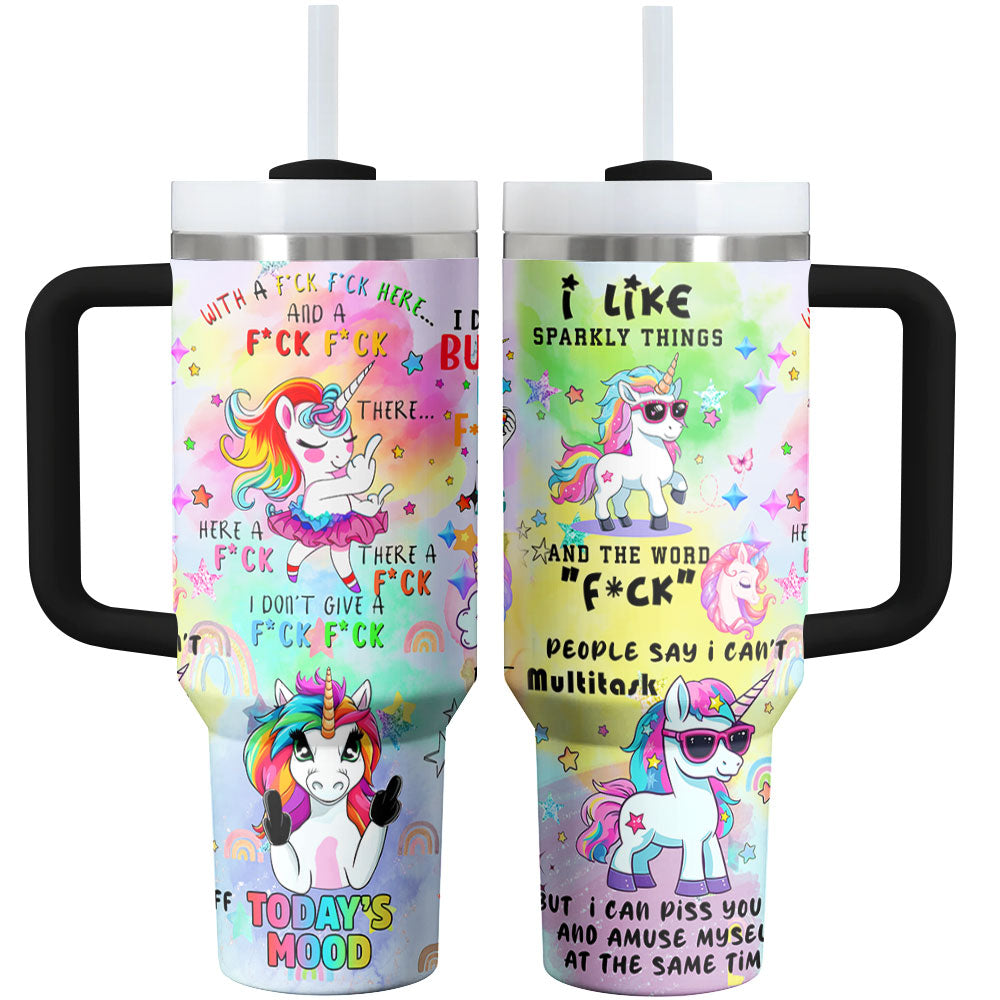 Unicorn Shineful Tumbler Sarcastic Unicorn