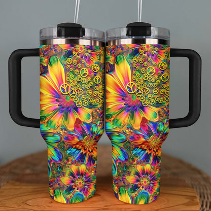 Glänzender Becher Wunderschöne Hippie-Seele