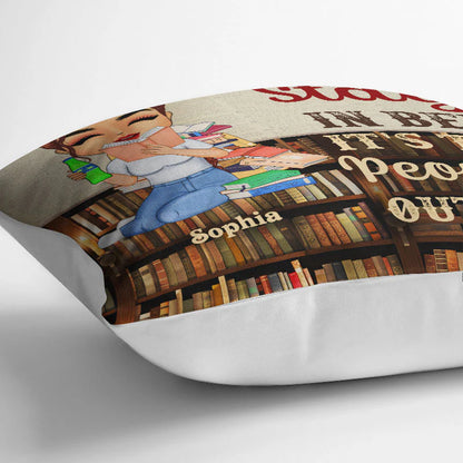 Shineful Just A Girl Who Loves Books Reading Personalized Pillow Case