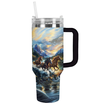 Shineful Tumbler Horse Majestic Journey