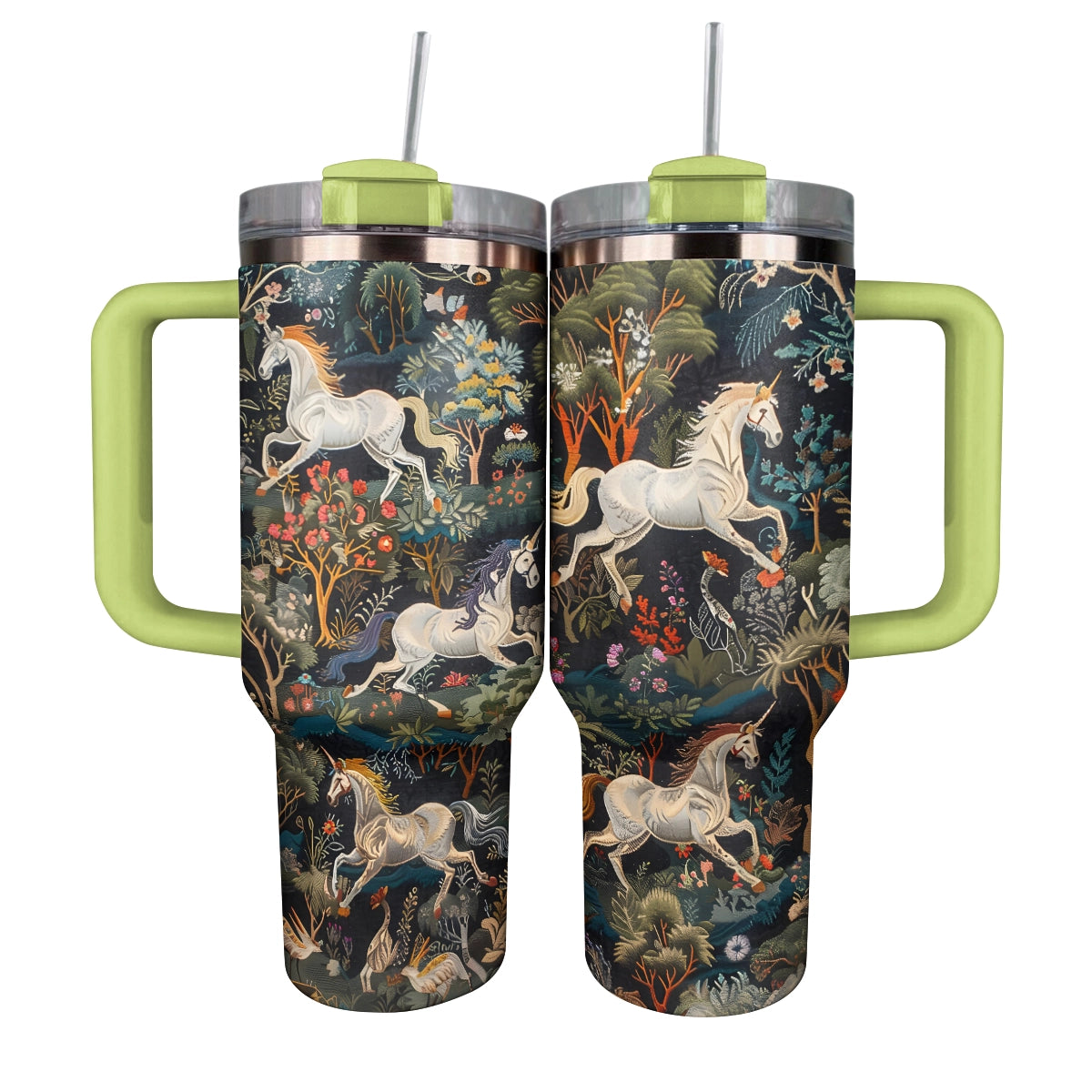 Shineful Tumbler Floral Horse Paradise