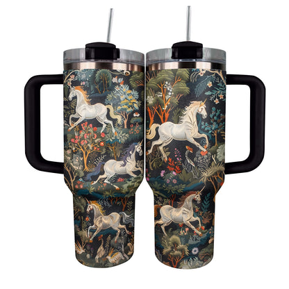 Shineful Tumbler Floral Horse Paradise