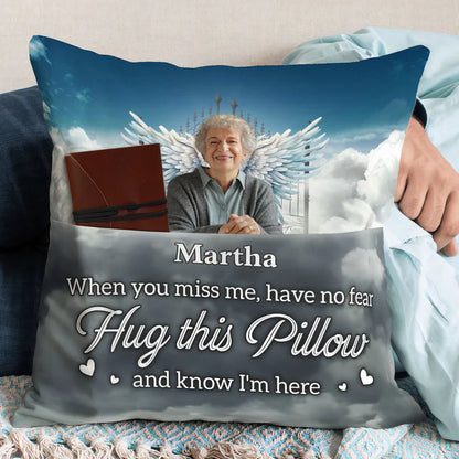 Shineful Pillow Hug This Pillow Personalized Photo Pillow Insert Included