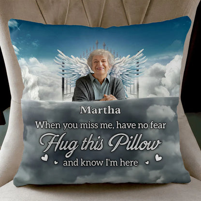 Shineful Pillow Hug This Pillow Personalized Photo Pillow Insert Included