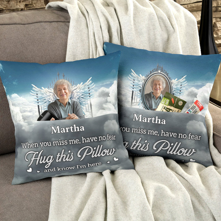 Shineful Pillow Hug This Pillow Personalized Photo Pillow Insert Included