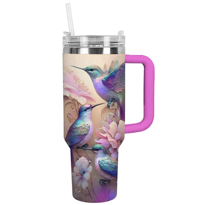 Shineful Tumbler Hummingbird Blosoms