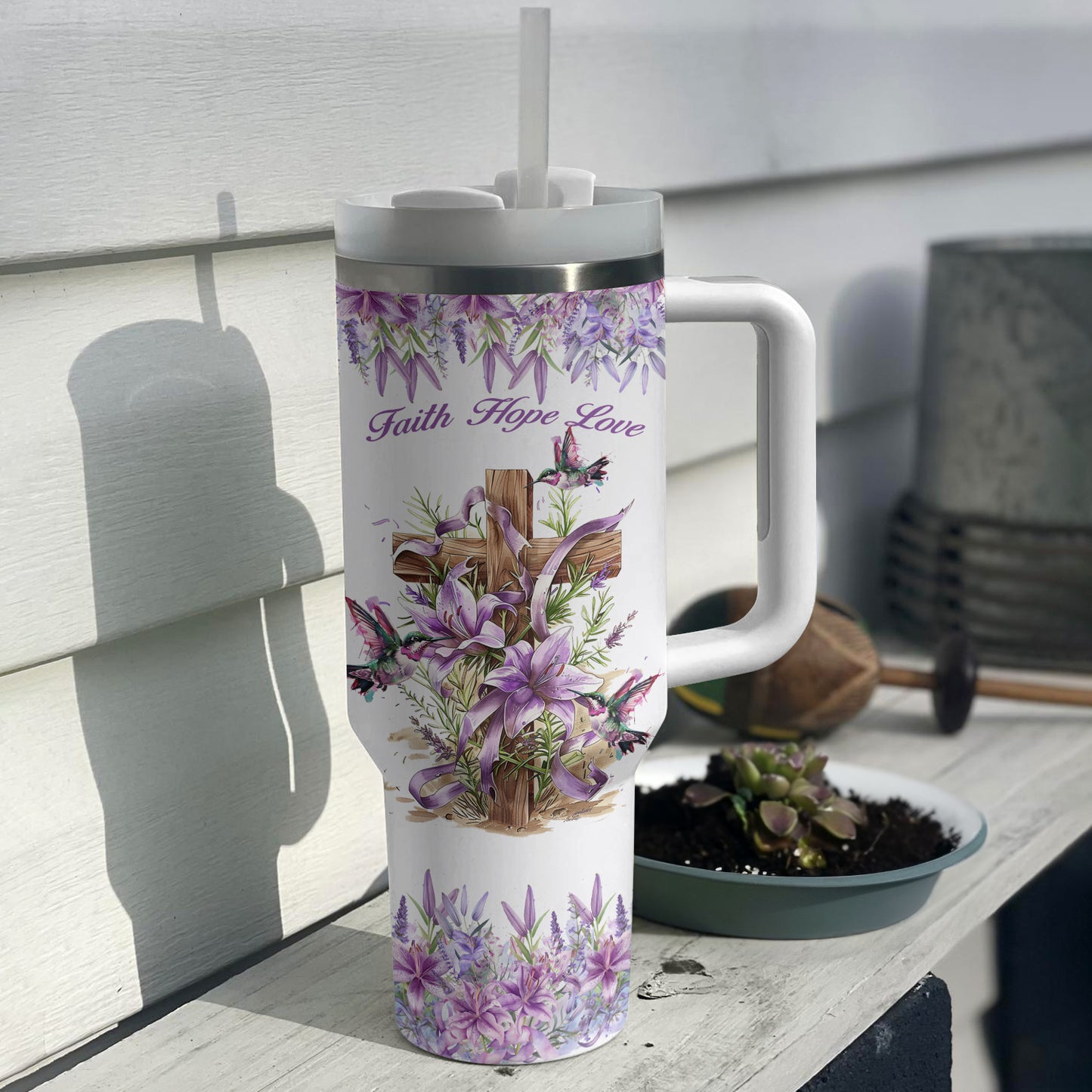 Shineful Tumbler Hummingbird Blessings