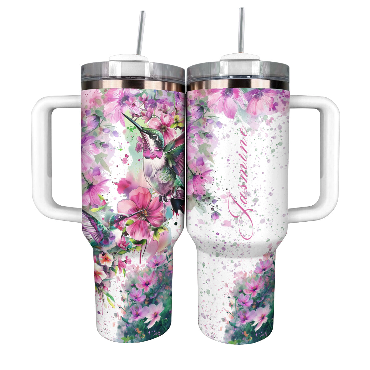 Shiny Tumbler Personalisiert Kolibri