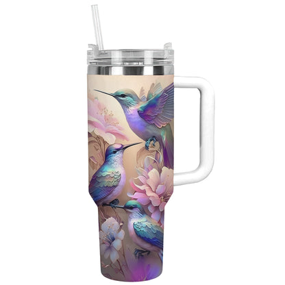 Shineful Tumbler Hummingbird Blosoms