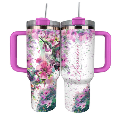 Shineful Tumbler Personalized Hummingbird