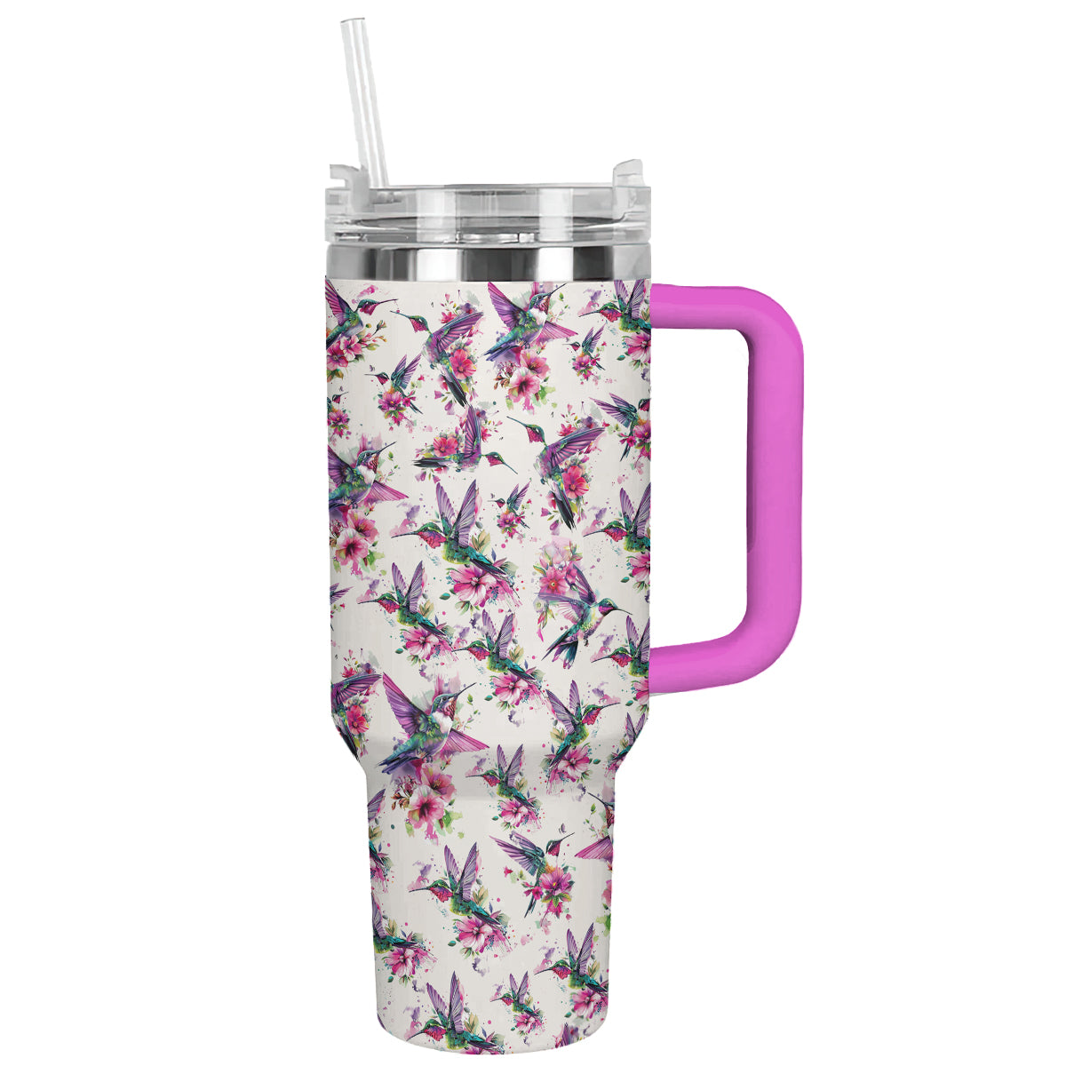 Shineful Tumbler Hummingbird Pattern