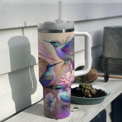 Shineful Tumbler Hummingbird Blosoms