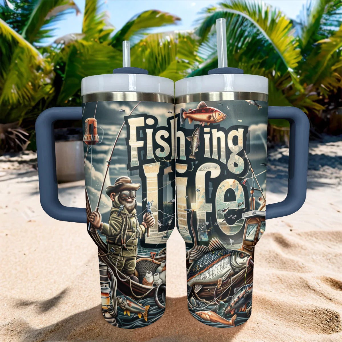 Shineful Tumbler Hunting Fisherman's Paradise