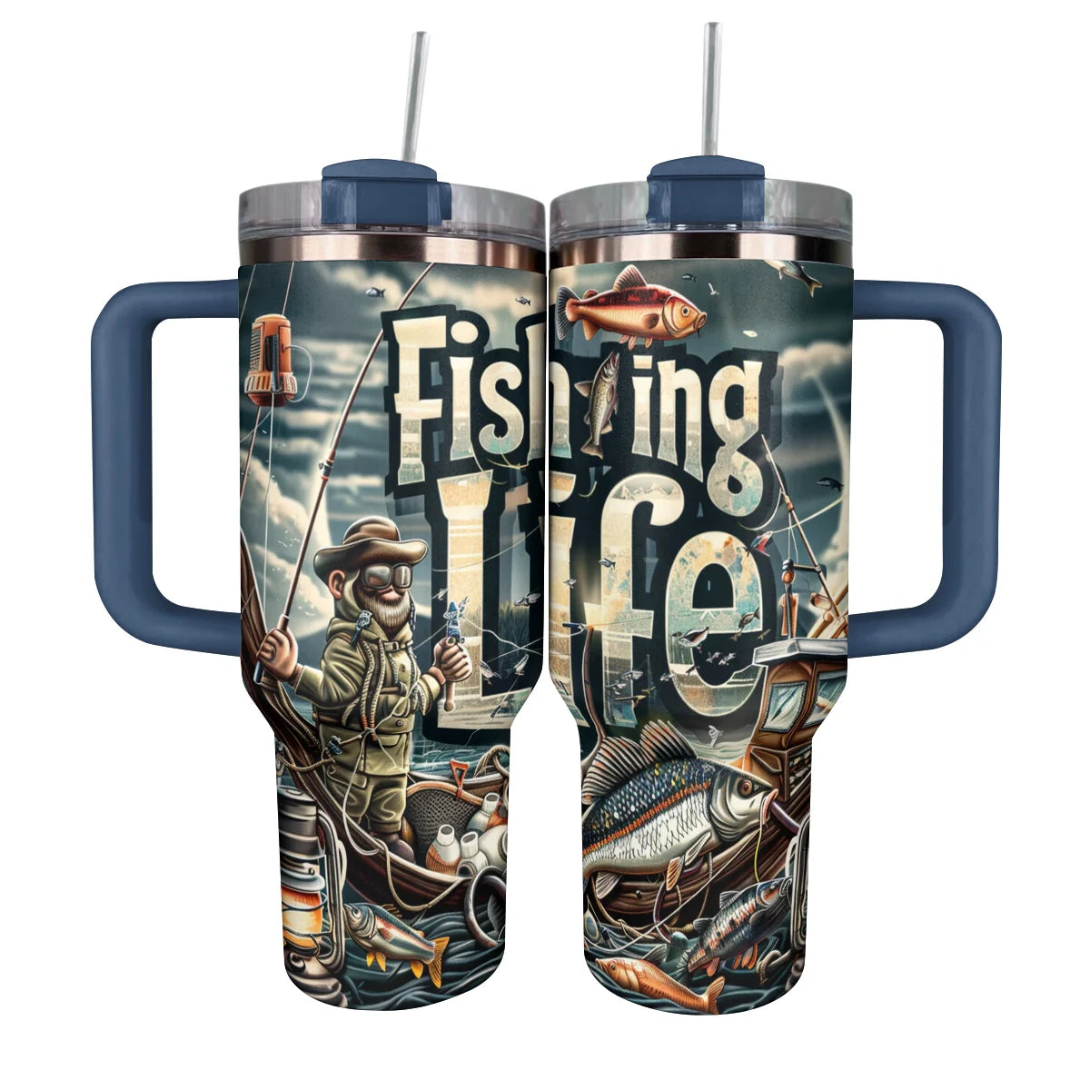 Shineful Tumbler Hunting Fisherman's Paradise