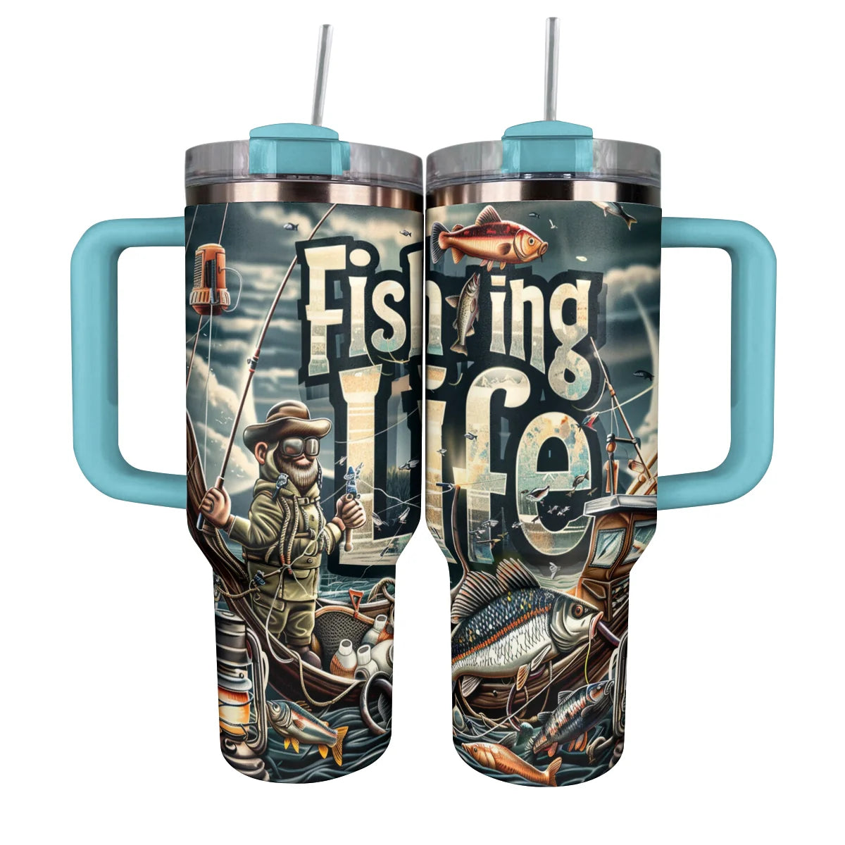 Shineful Tumbler Hunting Fisherman's Paradise