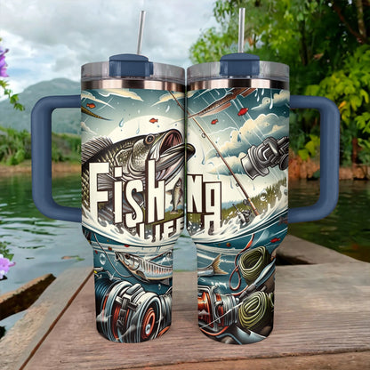 Shineful Tumbler Fishing Life Paradise