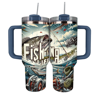 Shineful Tumbler Fishing Life Paradise