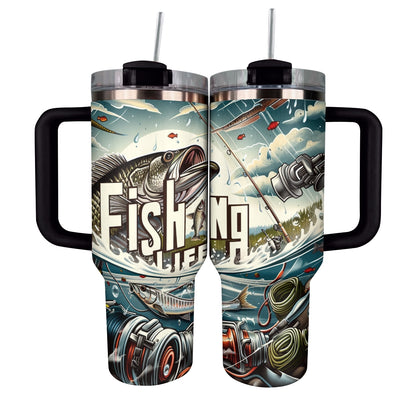 Shineful Tumbler Fishing Life Paradise