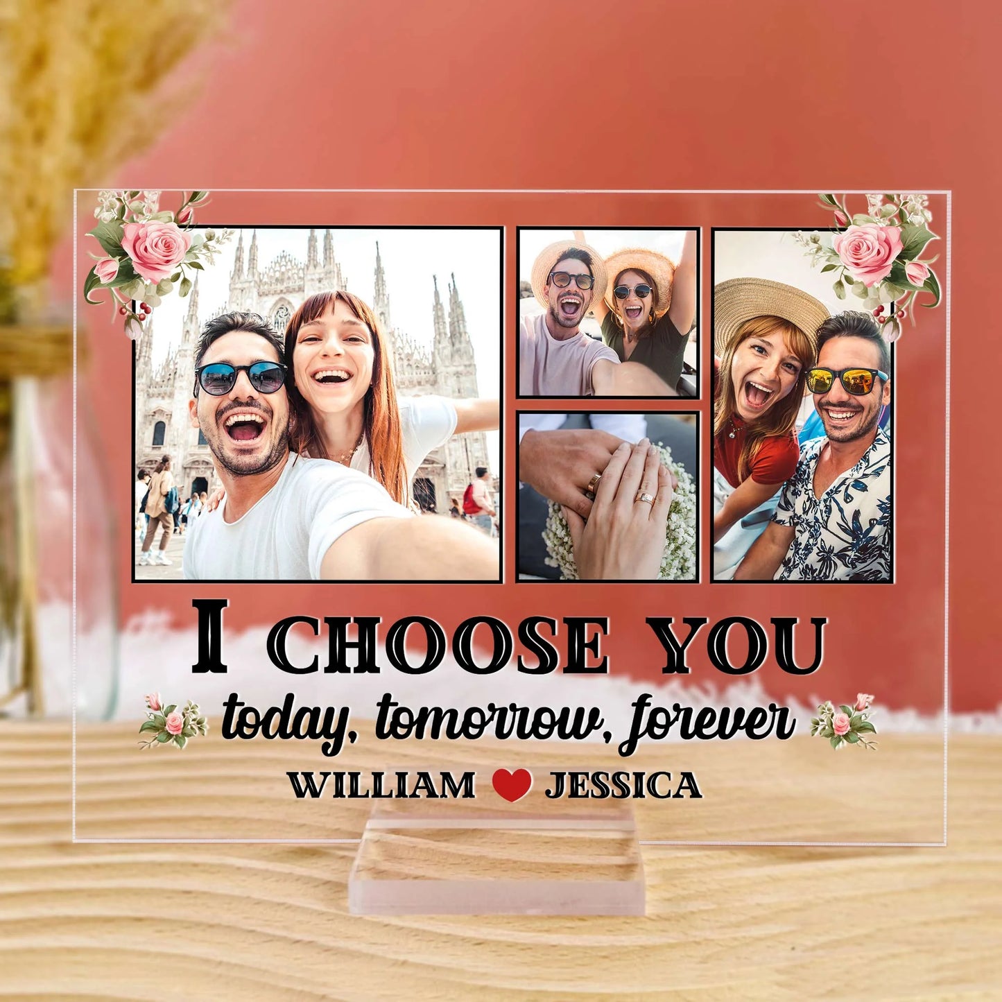 Shineful Acrylic Photo Plaque I Choose You Personalized Acrylic Photo Plaque