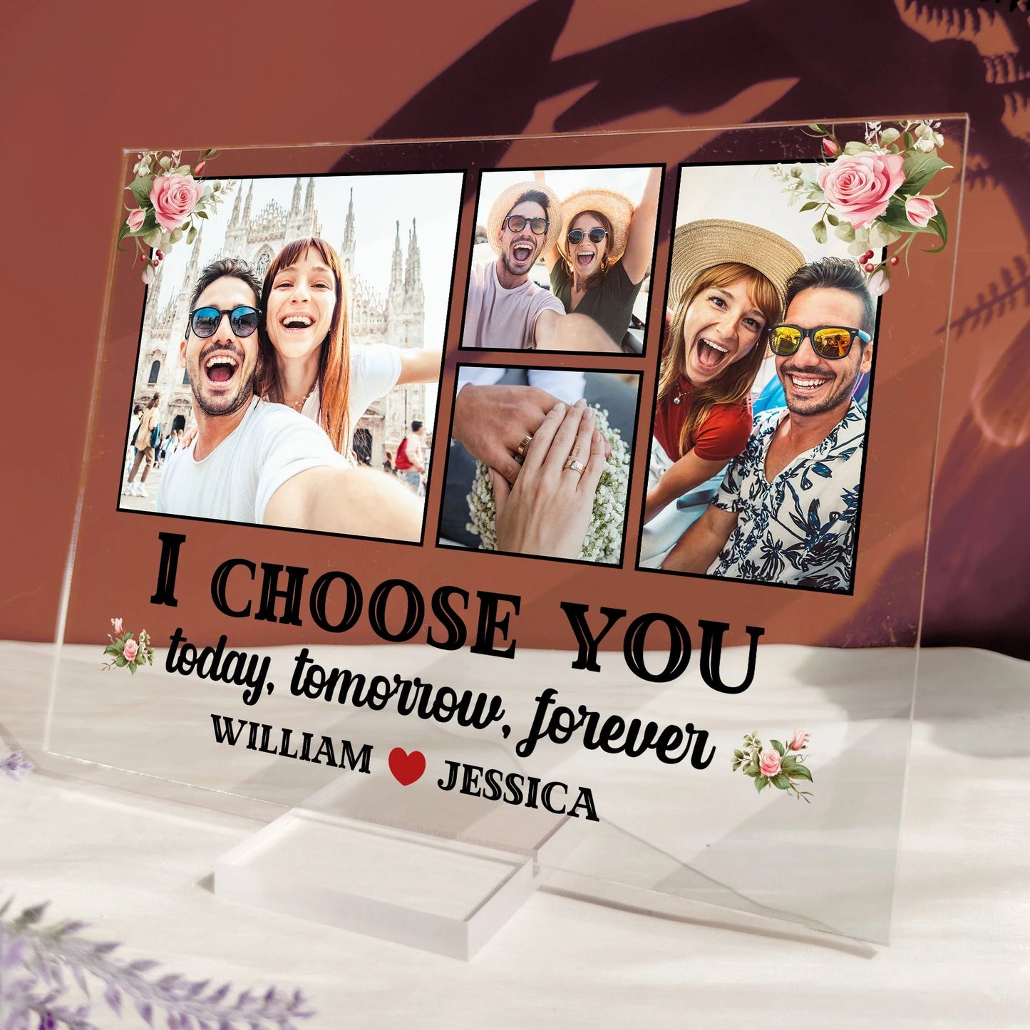 Shineful Acrylic Photo Plaque I Choose You Personalized Acrylic Photo Plaque