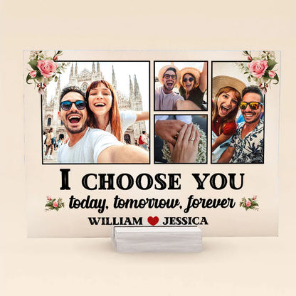 Shineful Acrylic Photo Plaque I Choose You Personalized Acrylic Photo Plaque