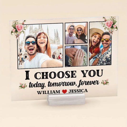 Shineful Acrylic Photo Plaque I Choose You Personalized Acrylic Photo Plaque