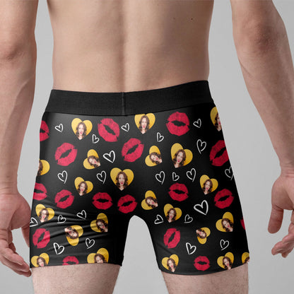 Shineful Men's Boxer Briefs I Licked It So It's Mine Personalized Photo Men's Boxer Briefs