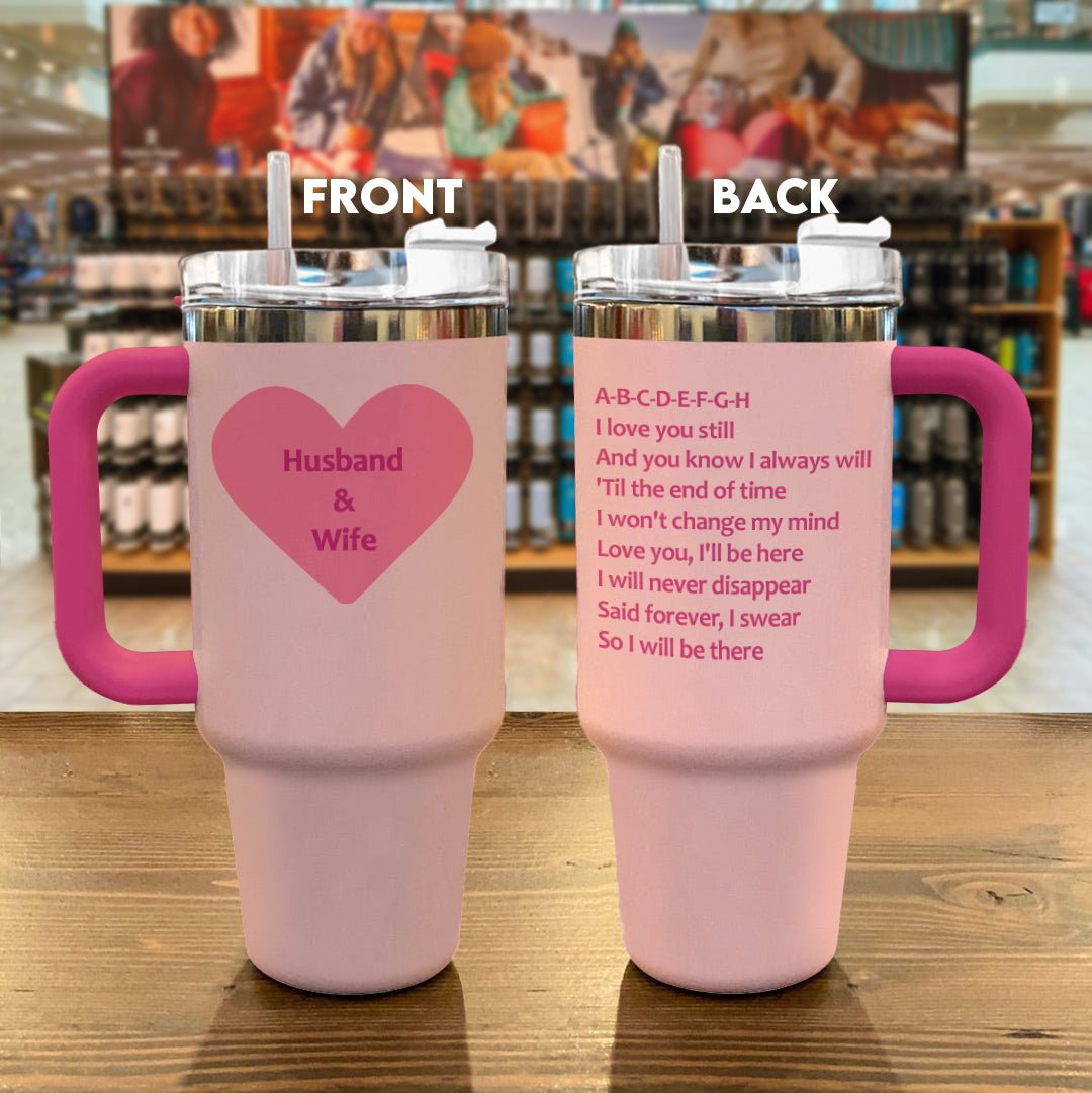 40 Oz Shineful™ Valentine Tumbler Hm8 Hot Pink 40Oz