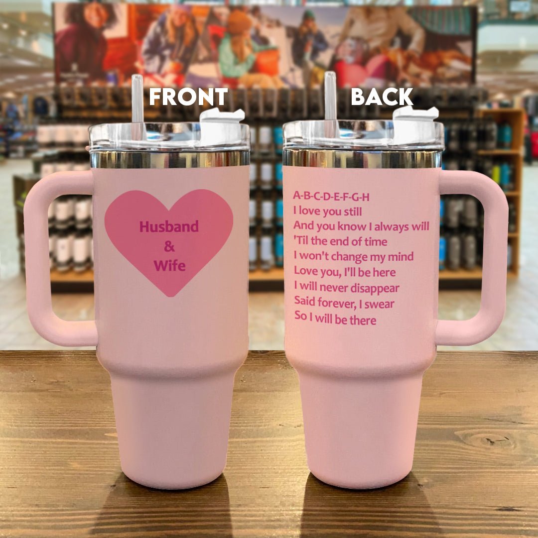 40 Oz Shineful™ Valentine Tumbler Hm8 Pink 40Oz