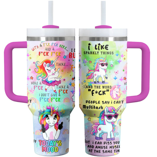 Einhorn Shiny Tumbler Sarkastisches Einhorn