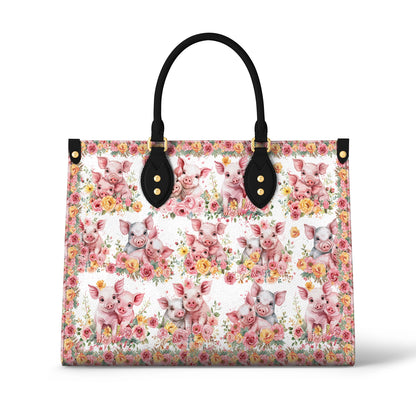 Shineful Leather Bag Pig Garden