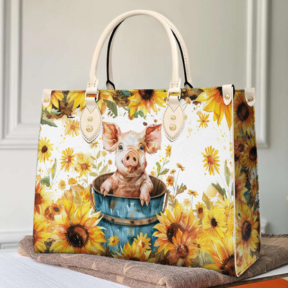 Shineful Leather Bag Sunshine Pig