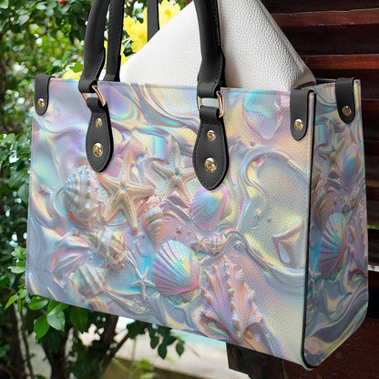 Shineful Leather Bag Pearl Shell