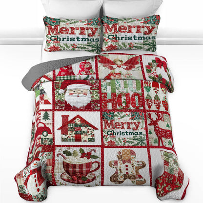 Shineful All Season Quilt 3-teiliges Set Frohe Weihnachten