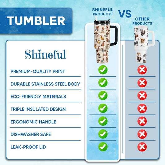 Échantillon de Shineful Tumbler