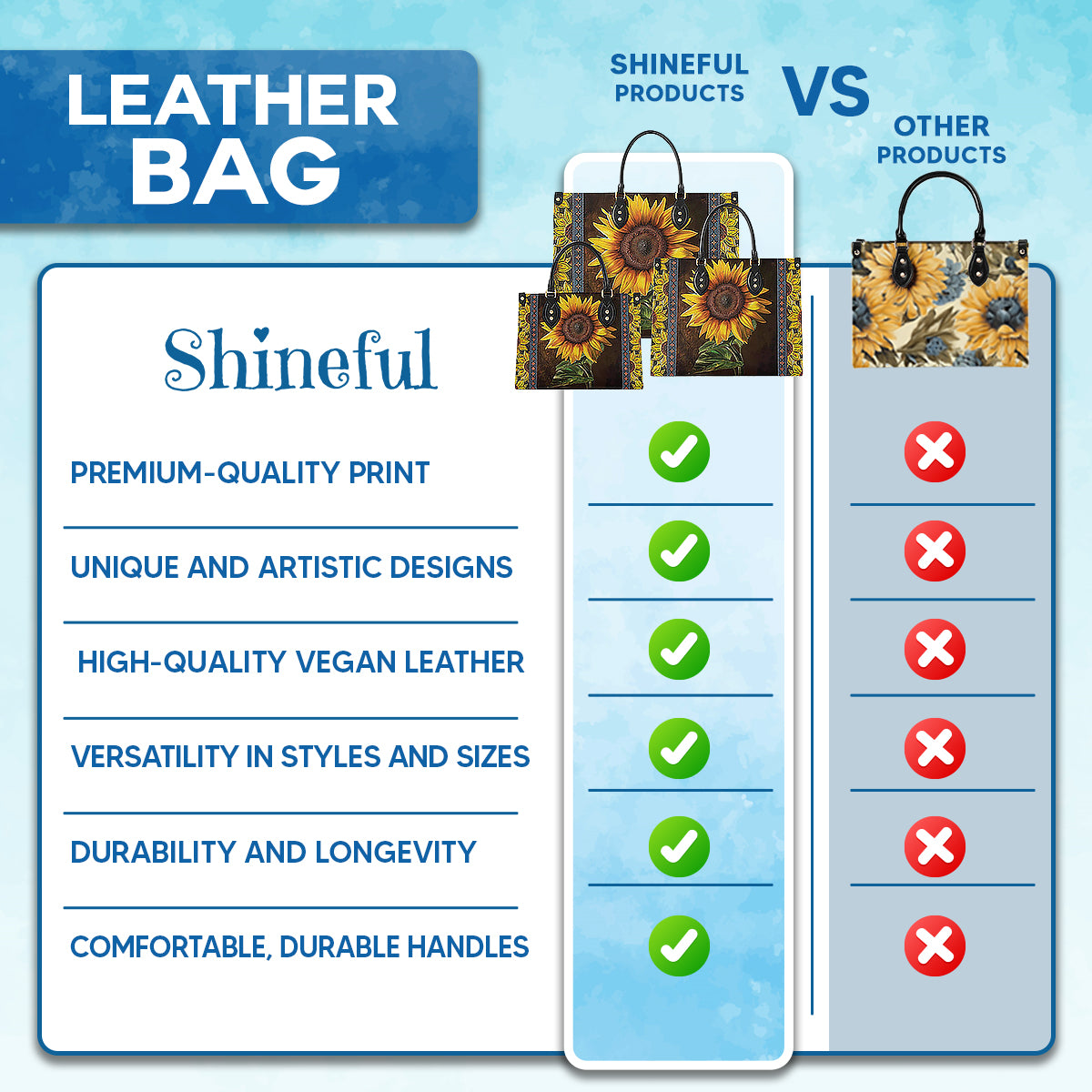 Shineful Leather Bag  Little Things