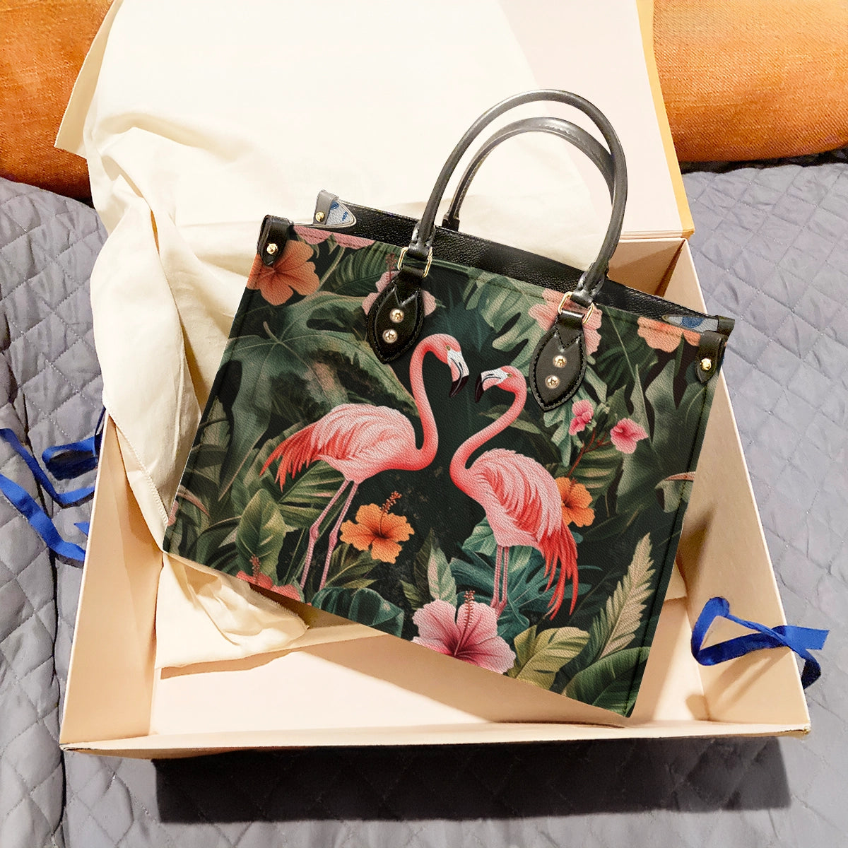 Shineful Leather Bag Flamingo Heaven Lovers