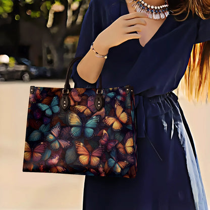 Sac en cuir brillant Papillon enchanté