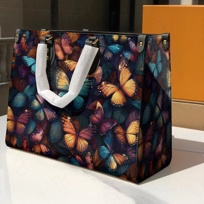 Sac en cuir brillant Papillon enchanté