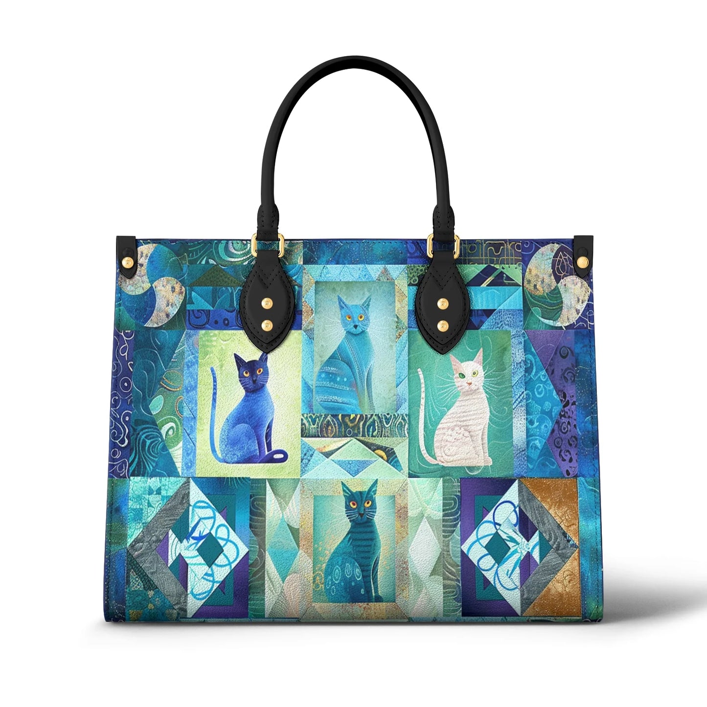 Shineful Leather Bag Mystic Cat