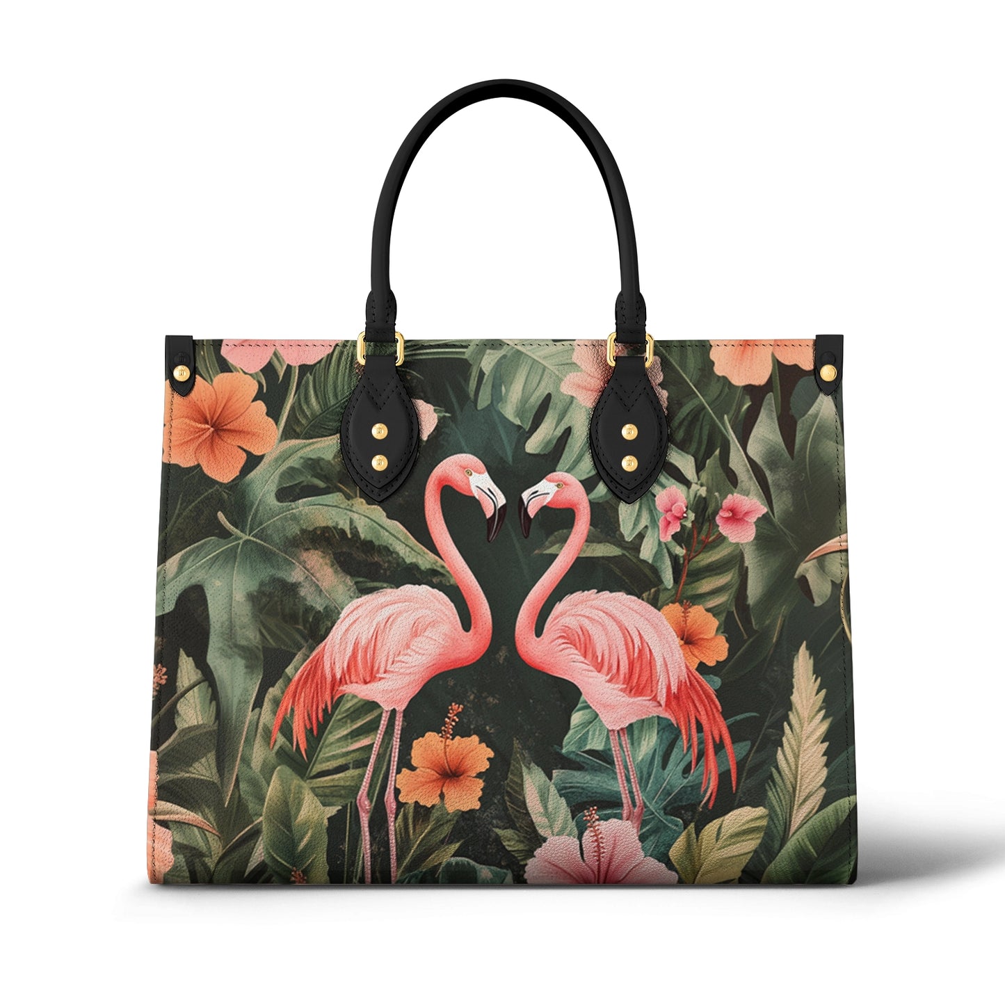 Glänzende Ledertasche Flamingo Heaven Lovers