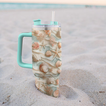 Shineful Tumbler Seashell Paradise