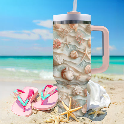 Shineful Tumbler Seashell Paradise