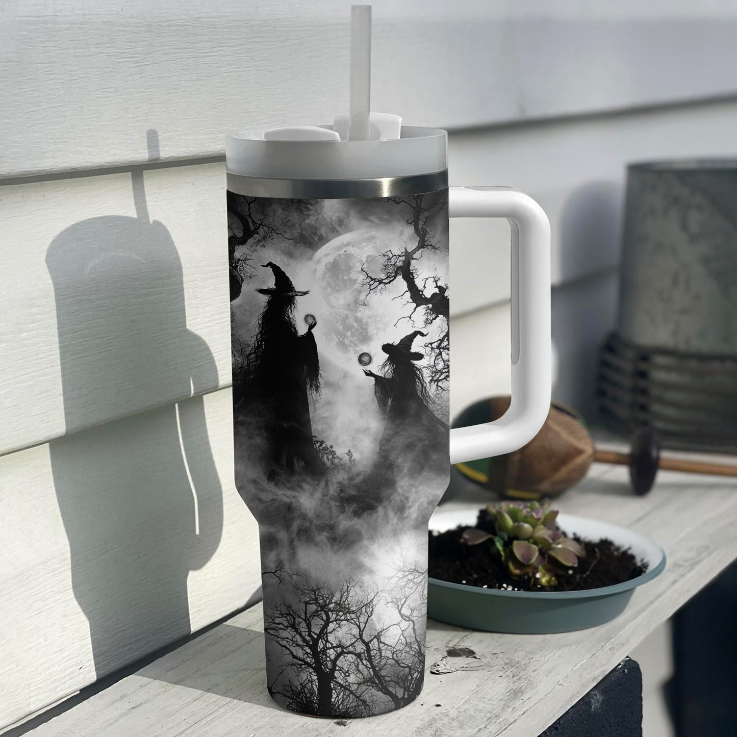 Shineful Tumbler Halloween Mystical Witches Moonlight