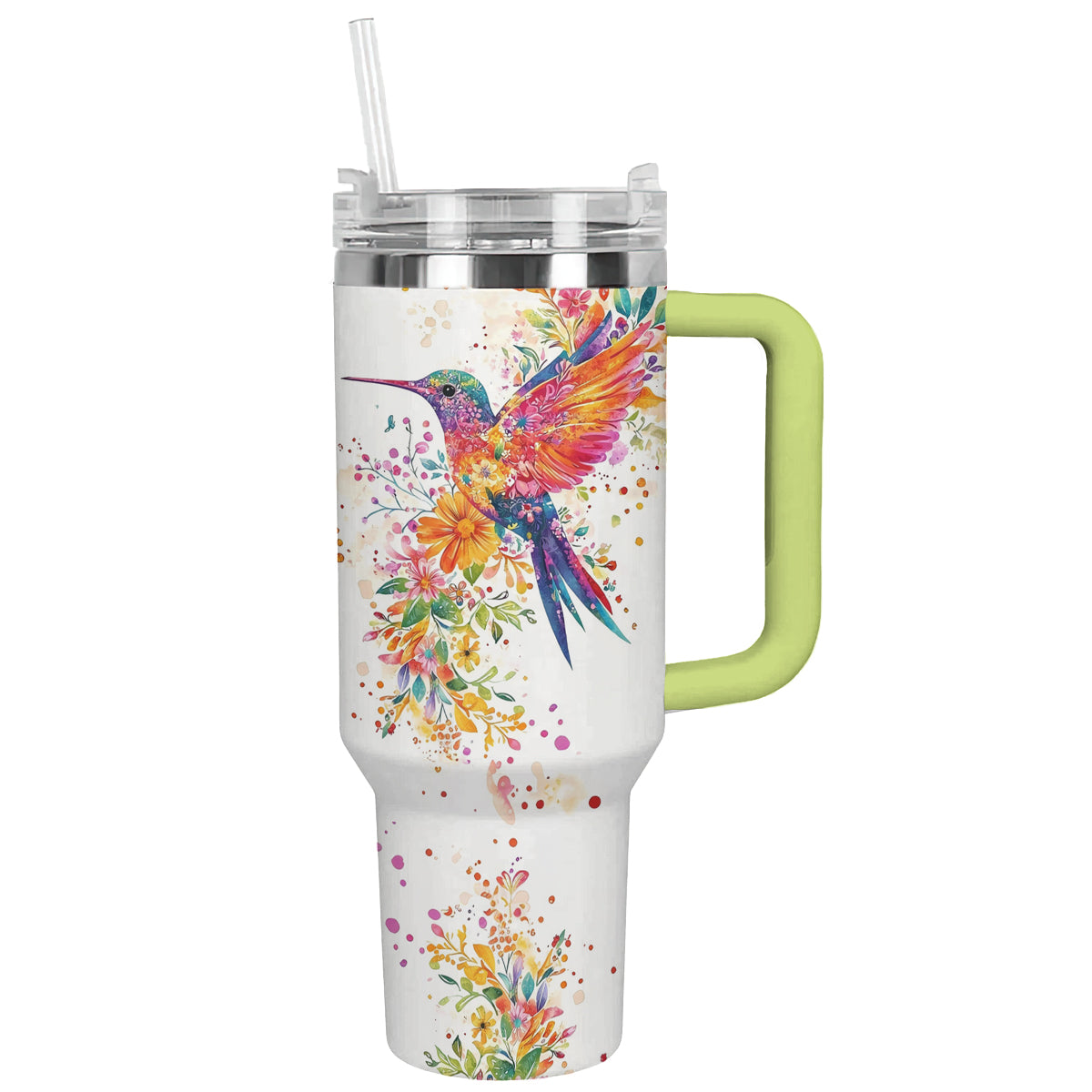 Shineful Tumbler Hummingbird and Floral