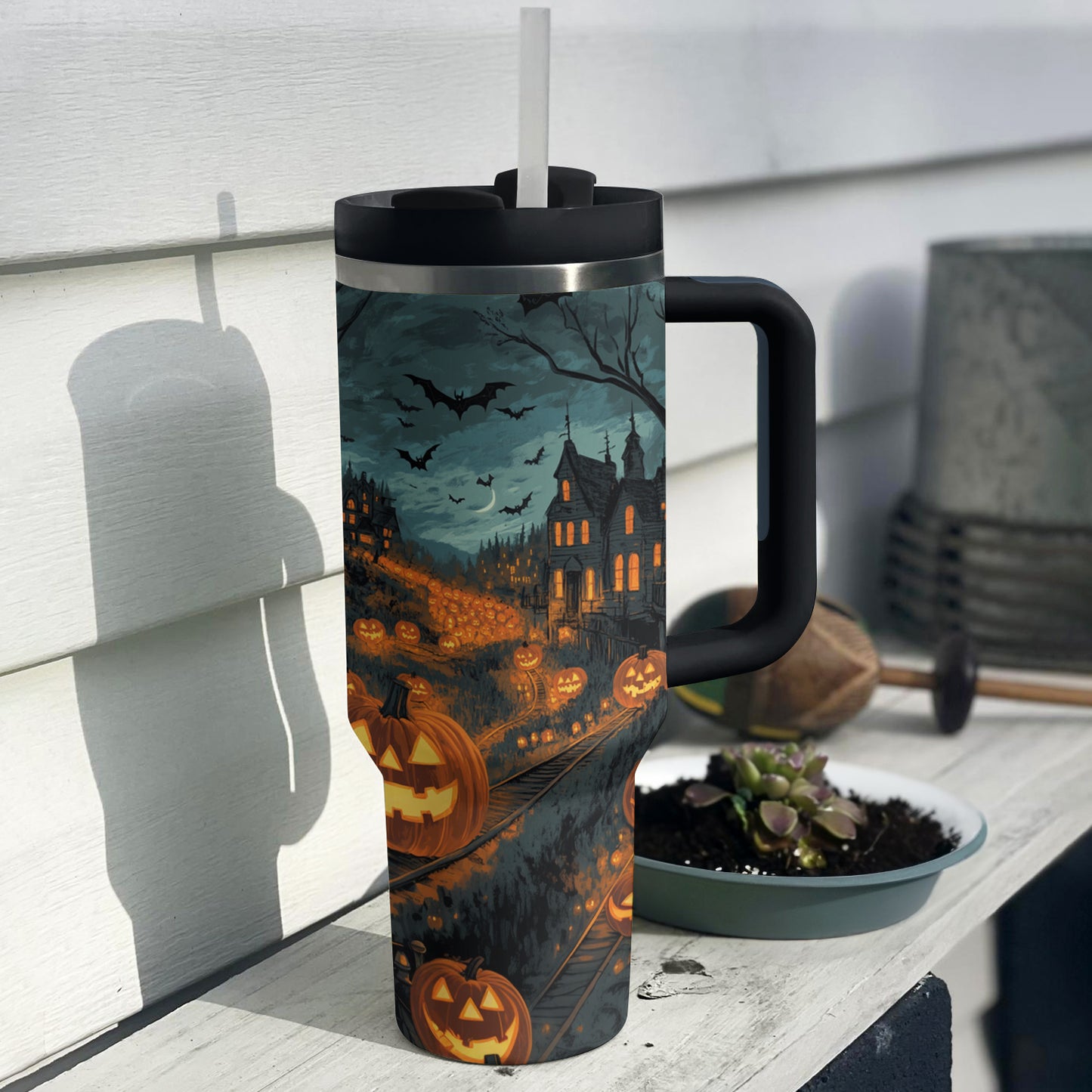 Shineful Tumbler Haunted Pumpkin Trail