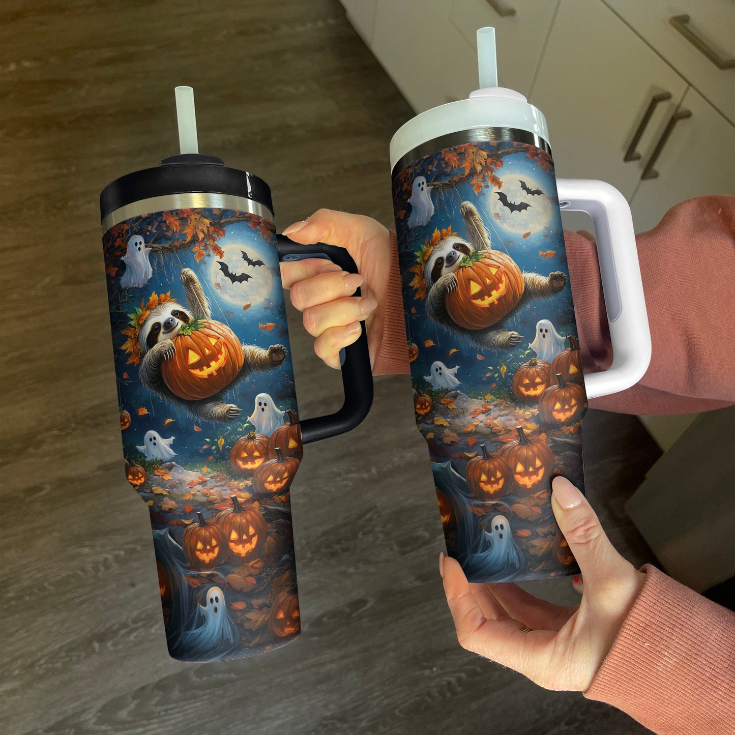 Shineful Tumbler Halloween Sloth