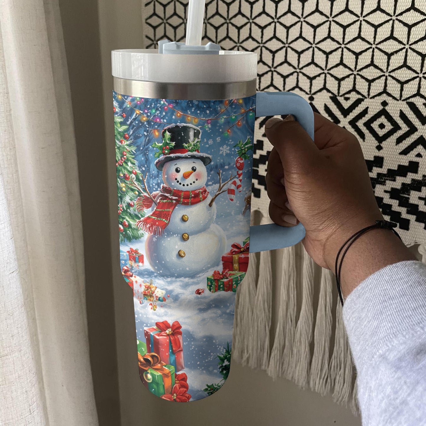 Shineful Tumbler Frosty Snowman Christmas